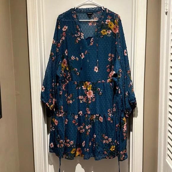 torrid blue floral dress Navy Floral Dress